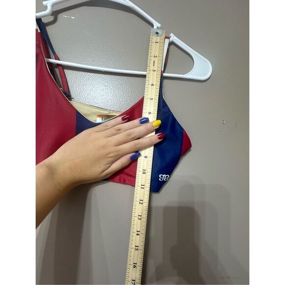 Albion Liberty Stripe Rise Bralette Bikini Top Women's XS - Picture 7 of 9